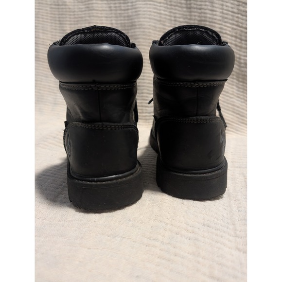 U S Polo Assn Owen High Black Leather Lace Up Boots Kids Size 11 M - Picture 5 of 8